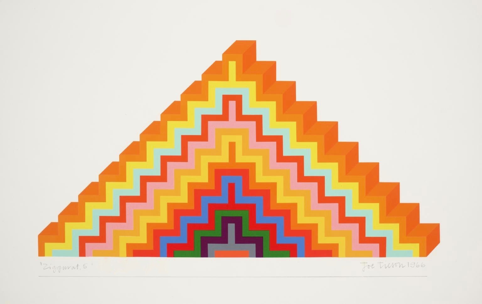 joe tilson / ziggurat 5 / 30/106 | twentieth century prints